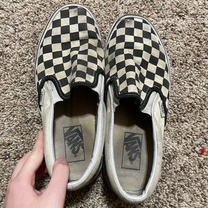Black and White Checkered Vans